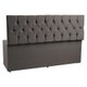 Calçadeira Recamier Baú Queen 1,60m Madrid Suede Cinza - Pallazio