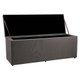 Calçadeira Recamier Baú Queen 1,60m Madrid Suede Cinza - Pallazio