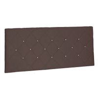 Cabeceira Painel King 1,95m Tânia Suede Marrom Café - Pallazio
