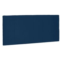 Cabeceira Painel Queen 1,60m Ravenna Suede Azul Marinho - Pallazio