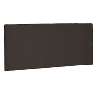Cabeceira Painel King 1,95m Ravenna Suede Marrom Café - Pallazio