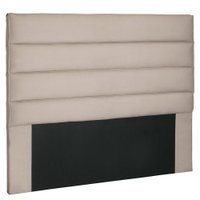 Cabeceira Casal 1,40m La Italiana Suede Bege - Pallazio