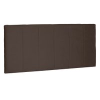 Cabeceira Painel Casal 1,40m Ravenna Suede Caramelo - Pallazio