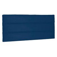 Cabeceira Painel Solteiro 0,90m La Italiana Suede Azul Marinho - Pallazio