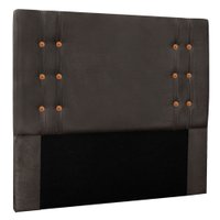 Cabeceira Solteiro 0,90m Genova Suede Cinza - Pallazio