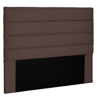 Cabeceira King 1,95m La Italiana Suede Marrom Café - Pallazio