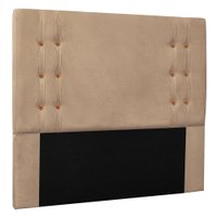 Cabeceira King 1,95m Genova Suede Bege - Pallazio