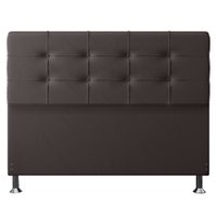 Cabeceira Queen 1,60m Atenas Suede Marrom - Pallazio