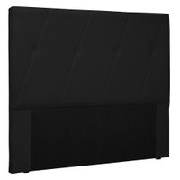 Cabeceira King 1,95m Aquilla Corano Preto - Pallazio