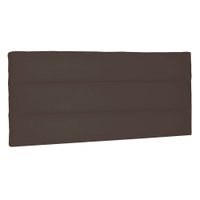 Cabeceira Painel King 1,95m La Italiana Suede Marrom Café - Pallazio
