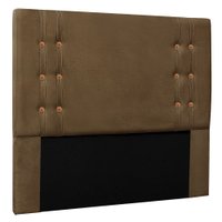 Cabeceira King 1,95m Genova Suede Caramelo - Pallazio