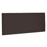 Cabeceira Painel Solteiro 0,90m Esmeralda Suede Marrom Café - Pallazio