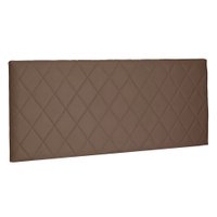 Cabeceira Painel King 1,95m Esmeralda Suede Caramelo - Pallazio