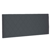 Cabeceira Painel King 1,95m Esmeralda Suede Cinza - Pallazio