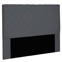 Cabeceira Solteiro 0,90m Esmeralda Suede Cinza - Pallazio