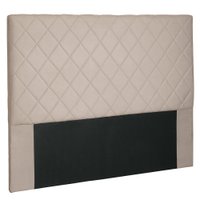 Cabeceira Solteiro 0,90m Esmeralda Suede Bege - Pallazio