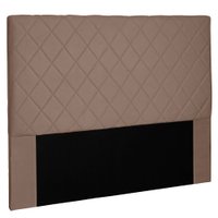 Cabeceira Casal 1,40m Esmeralda Suede Caramelo - Pallazio