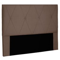 Cabeceira Solteiro 0,90m Aquilla Suede Caramelo - Pallazio