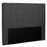 Cabeceira Solteiro 0,90m Verona Suede Preto - Pallazio
