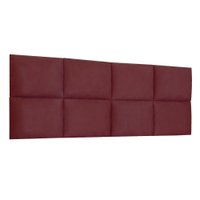 Cabeceira Painel Modulada King 1,95m Lorena Suede Marsala - Pallazio