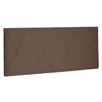 Cabeceira Painel Casal 1,40m Aquilla Suede Caramelo - Pallazio