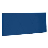 Cabeceira Painel Queen 1,60m Aquilla Suede Azul Marinho - Pallazio