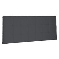 Cabeceira Painel Solteiro 0,90m Verona Suede Cinza - Pallazio