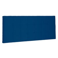 Cabeceira Painel Casal 1,40m Verona Suede Azul Marinho - Pallazio