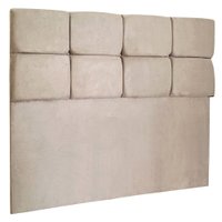 Cabeceira Queen 1,60m Nina Suede Bege - Pallazio