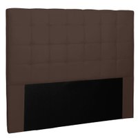 Cabeceira Queen 1,60m Verona Suede Marrom Café - Pallazio