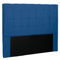 Cabeceira King 1,95m Verona Suede Azul Marinho - Pallazio