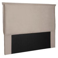 Cabeceira King 1,95m Veneza Suede Bege - Pallazio