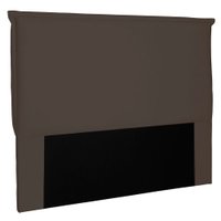 Cabeceira King 1,95m Veneza Suede Marrom Café - Pallazio
