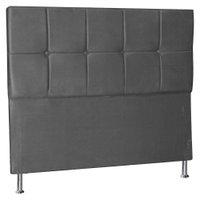 Cabeceira Casal 1,40m Lisboa Suede Cinza - Pallazio