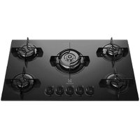 Cooktop à Gás  KE5TP 5 Queimadores Vidro Preto Bivolt 33755CBA035 - Electrolux