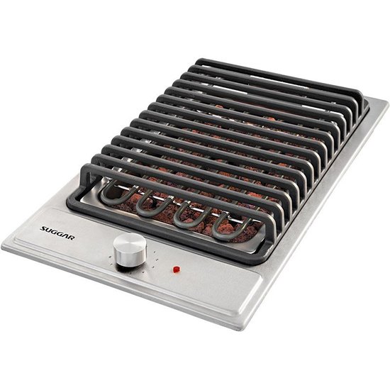 Cooktop  Barbecue Ferro Fundido Inox 220V CK0002IX - Suggar