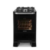 Fogão  Best Cook 4 Bocas Mesa Vidro Preto Bivolt FGV405PT - Suggar