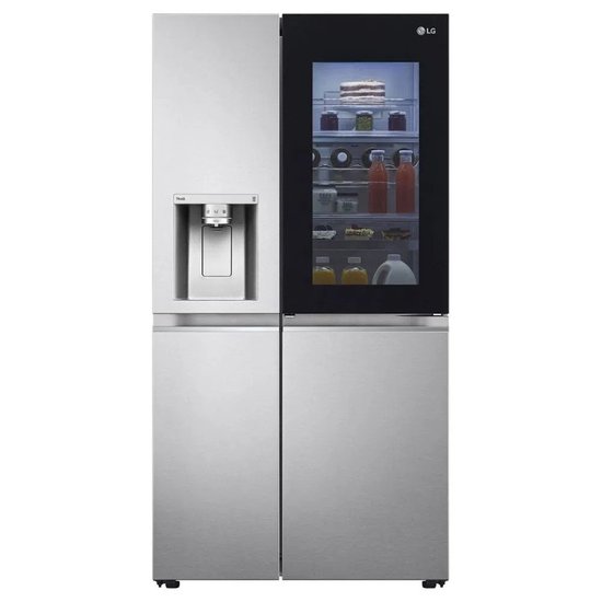 Geladeira LG 598 Litros Side by Side Craft Ice InstaView Inverse Inox 127 V - GC-X257CSHS