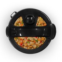 Panela Elétrica de Arroz EOS 5 Xícaras Titanium Preta com Tampa de Vidro Clear Glass EPA05PT