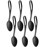 Conjunto de Colheres Servir Arroz Plástico Nylon 6 peças Sanremo