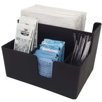 Kit 20 Porta Sachês Guardanapo Açúcar Organizadores Bancada Preto