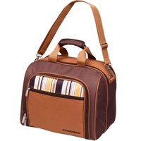 Bolsa Térmica Com Kit Pic Nic 4 Pessoas Guepardo Taças Talheres Pratos E Acessórios