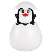 Brinquedo De Banho Chuveirinho Aperta Esguicha Pinguim Buba