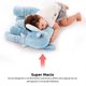 Almofada para Bebê Dormir 60cm Elefante de Pelúcia Gigante Brinquedo Buba Azul