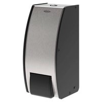 Dispenser de Parede Sabonete Líquido e Álcool em Gel 800ml Decorline Brinox em Aço Inox e Preto