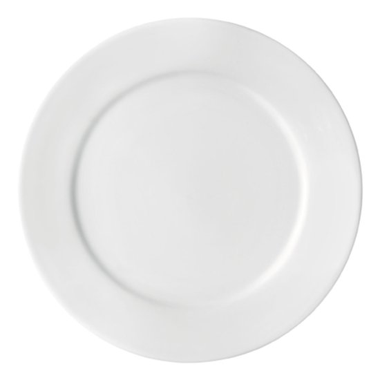 Prato Redondo para Sobremesa Classe Única Bar e Hotel Germer Porcelana Branca