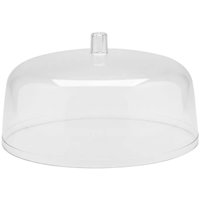 Cúpula Para Prato De Bolo Natural Tampa De Acrílico Cúpula De 30cm Ou