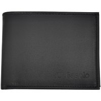 Carteira Masculina De Couro Carteira De Dinheiro Para Homem Preto