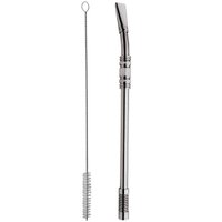 3 Bombas De 21cm Tererê Chimarrão Aço Inox Anel Bojo Mola