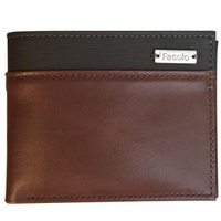 Carteira Masculina Selva de Couro Fasolo Porta Cheque Cartão Conhaque Carteira Masculina Selva de Couro Fasolo Porta Cheque Cartão Conhaque